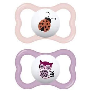 Chupeta Supreme - 6+ Meses Rosa - Embalagem Dupla - Mam