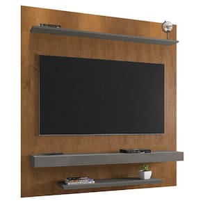 Painel para TV 60 Pol 150cm Lima B02 Naturalle/Titanium - Mpozenato