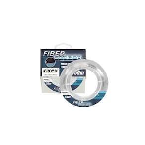 Linha Fluorocarbon Crown Fiber Leader 0,33Mm - 18Lbs - 50M
