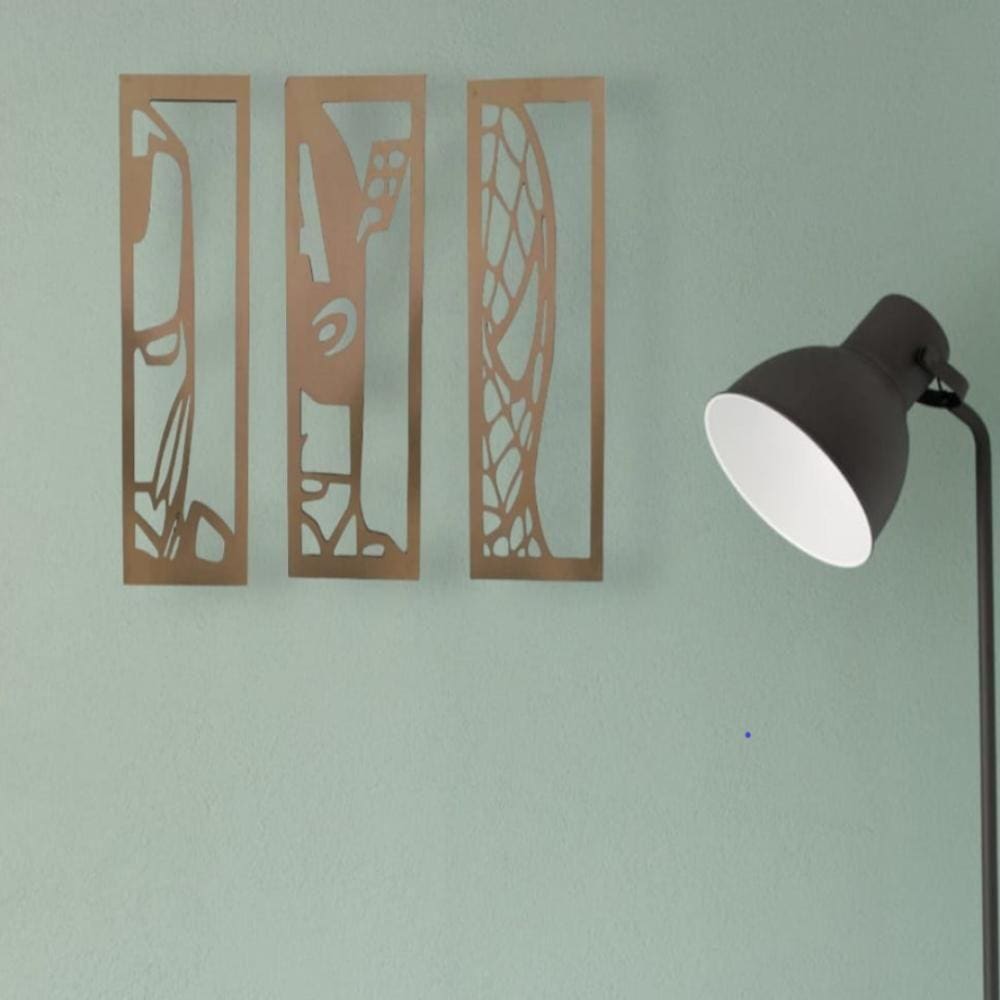 Quadro Decorativo Trio Marvel Natural [F031]