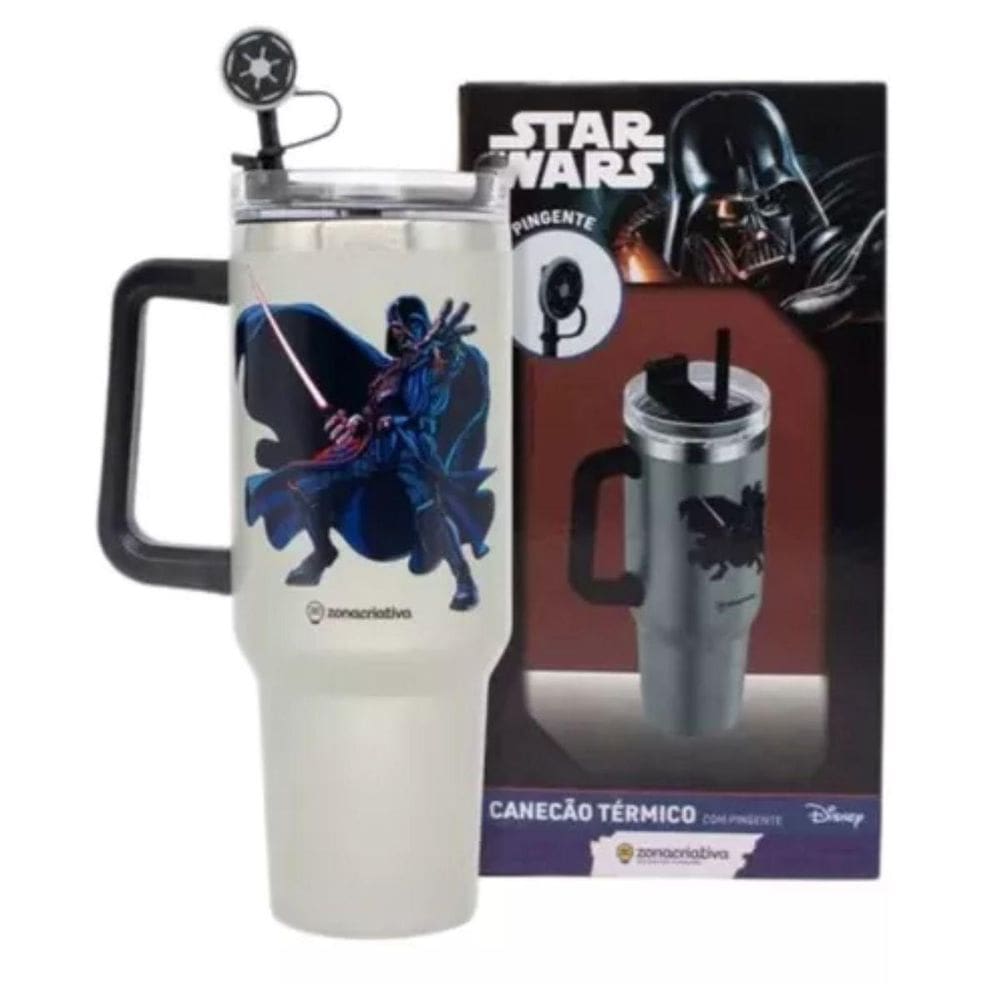 Canecão Copo Térmico Tumbler Bebida Star Wars