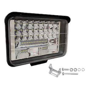 Farol de Milha Auxiliar 48 LEDs Extra Forte 144w 12/24v LE-6731 Caminhão Trator