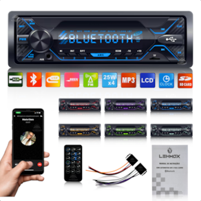 Som automotivo Radio mp3 bluetooth Aparelho Auto Radio 7 Cores muda de cor potente forte
