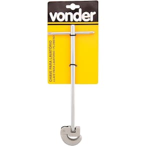 Chave Para Lavatório 11 Aço Carbono Cromado - Vonder