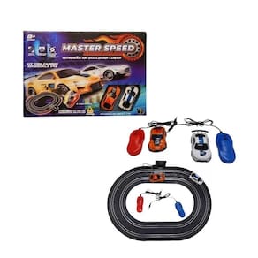 Auto Pista Eletrica Master Speed 2 Carrinhos - Vip