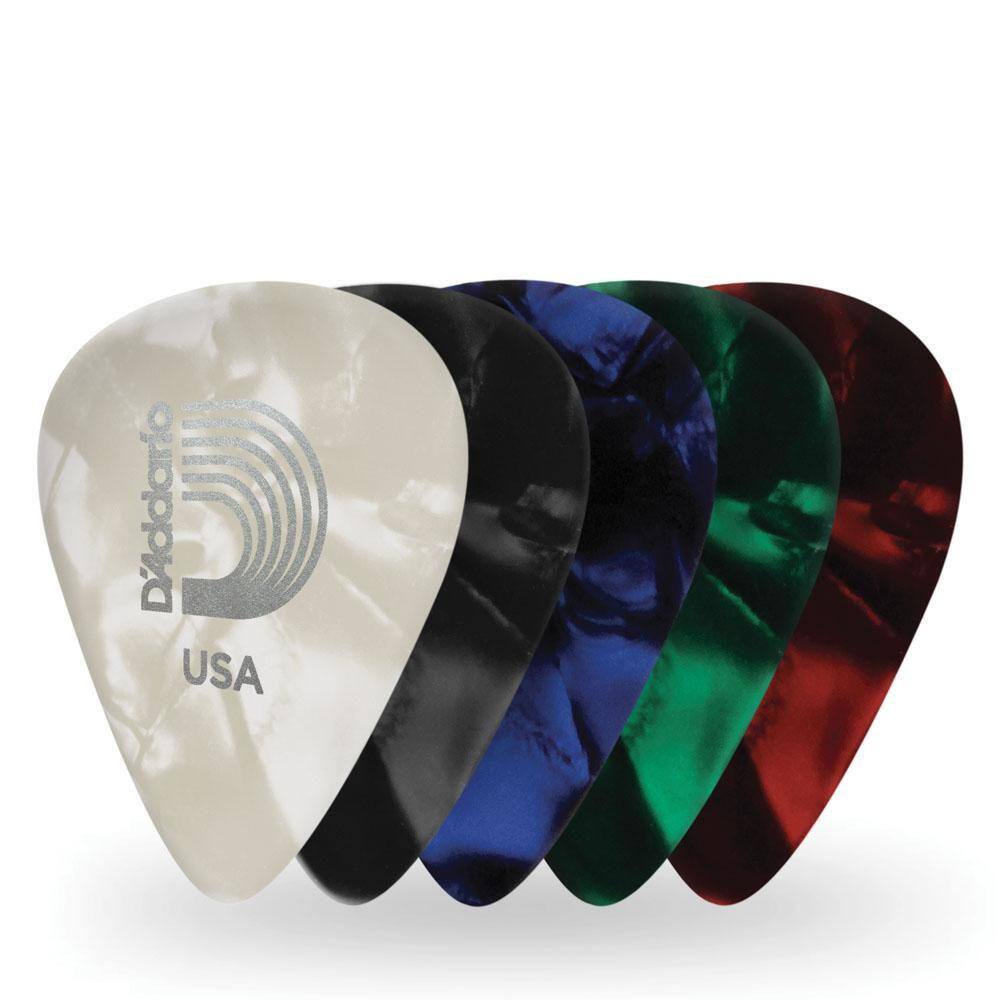 Palheta Celulóide Perolada Cores X-Pesada D Addario 1CAP7-10 [F035]