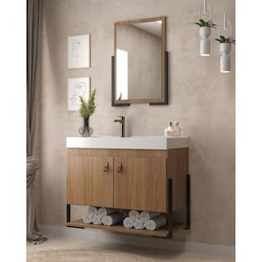 Conjunto Banheiro Opera 60 cm com Espelheira 2 Portas e 1 Nicho