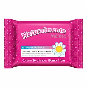 Lenços Umedecidos Naturalmente 20un