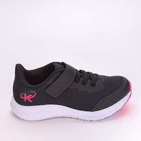 Tênis Infantil Kidy Esportivo Energy Respitec Preto Pink Neon
