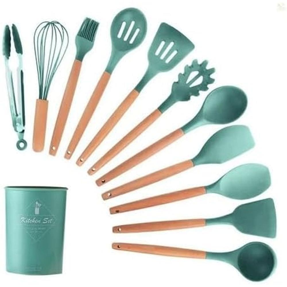 Kit Utensilios Inox Cozinha Pregador Massa Pontofrio