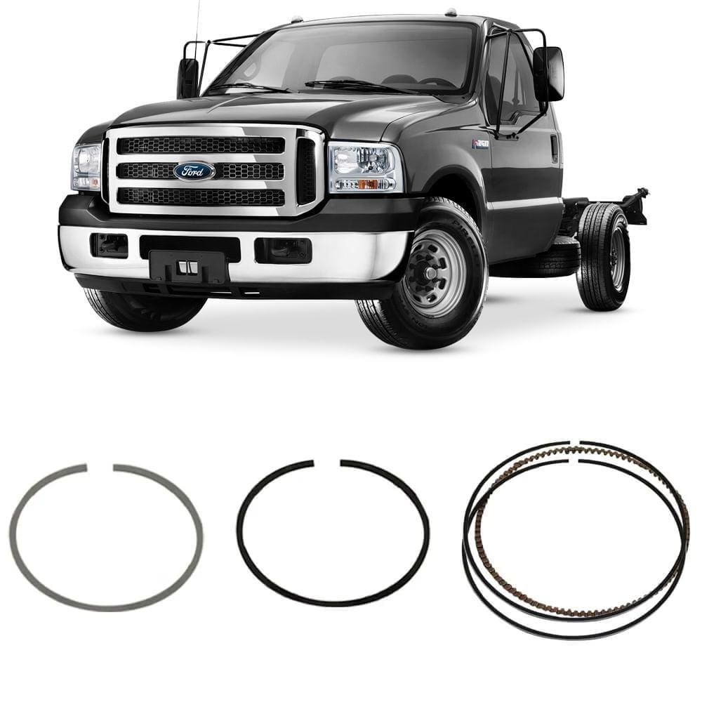 Jogo Anel Segmento 0.50 F-350 F-4000 2.8 2014 a 2022 Mahle