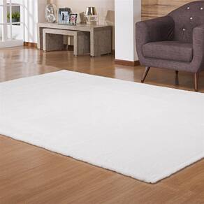 Tapete para Sala 150cmx200cm Bangor Niazitex Branco