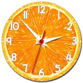 Relógio de Parede Laranja Suco de Fruta Personalizado