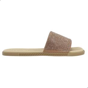 Tamanco Moleca Napa Nature Neo Import Strass Nude/Light