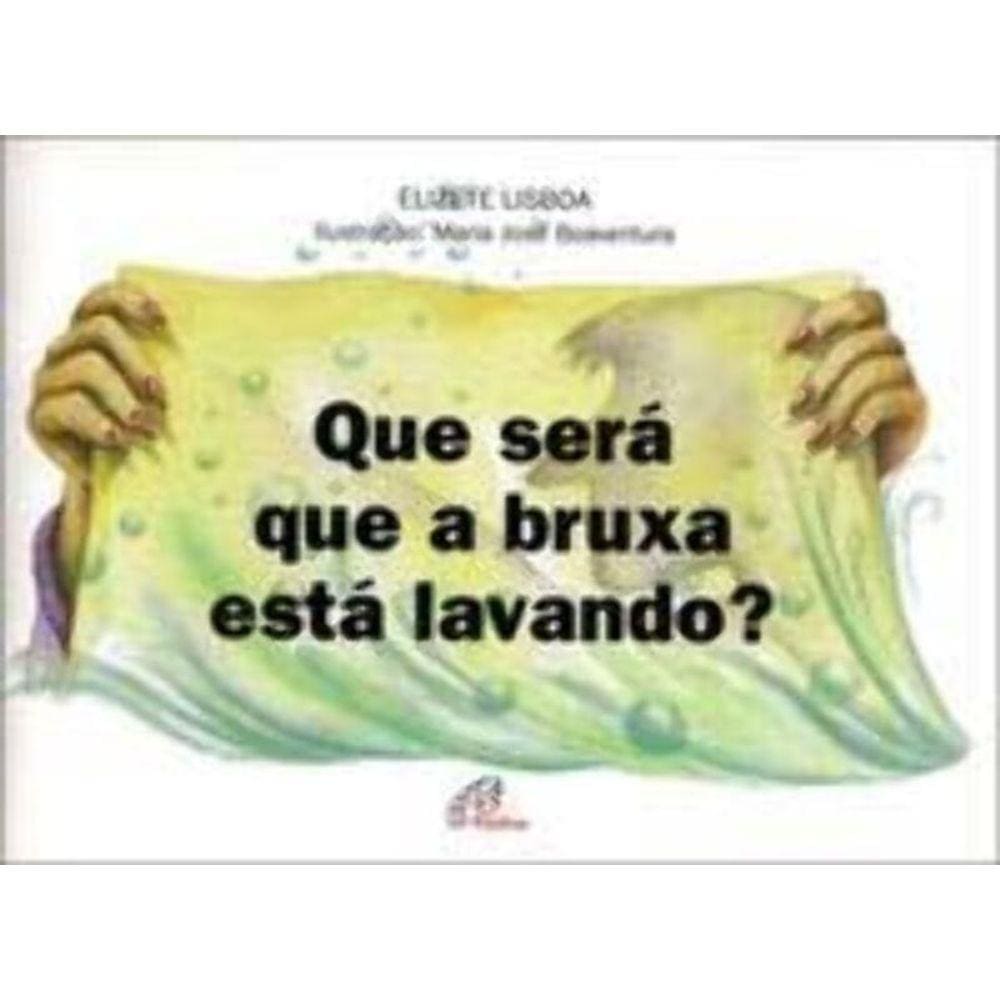 O que será que a bruxa está lavando? - com braile