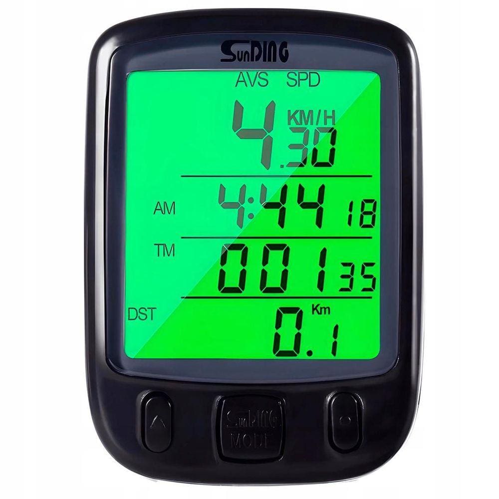 Computador Ciclismo Digital Iluminação Led E À Prova D`Água