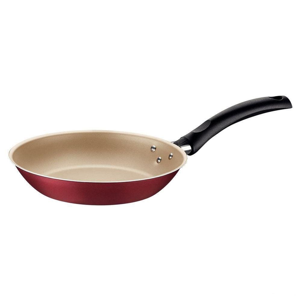 Frigideira Tramontina Turim Em Alumínio Antiaderente Starflon Max Vermelha 26cm 1,8l Tramontina