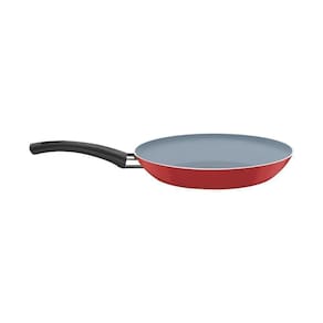 Frigideira Tramontina 24cm 1,2l Em Alumínio Interno Cerâmico Externo Silicone Vermelho Tramontina