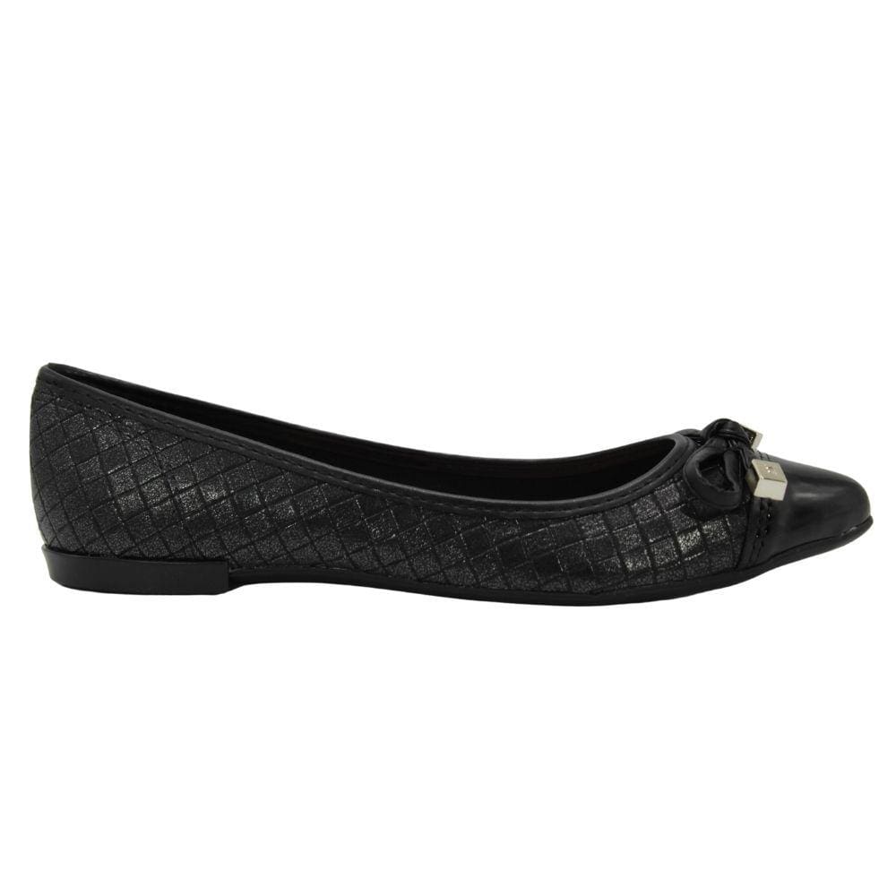 Sapatilha Feminina Moleca 5301.364 Napa Preto