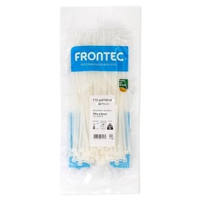 Abraçadeira Nylon 4,8 X 340Mm Branca Frontec 40Un