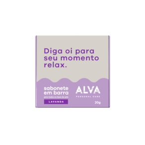 Alva Personal Care Lavanda - Sabonete em Barra 20g