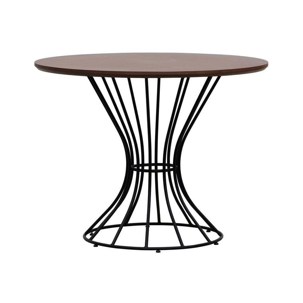 Mesa De Jantar Fendi 120 Preto-amêndoa
