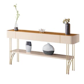 Aparador Para Sala De Estar 160 cm Ágata H01 Off White - Cinamomo Clique Chique