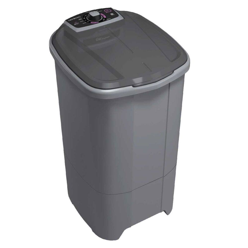 Lavadora de Roupa 15 Kg Prata Semiautomática Newmaq - 110v