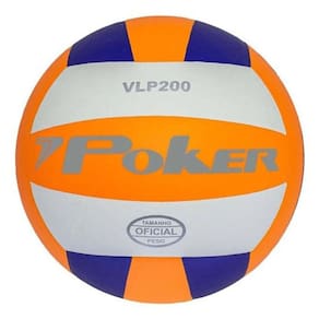 Bola de Vôlei Poker Semi Profissional VLP 200 Laranja