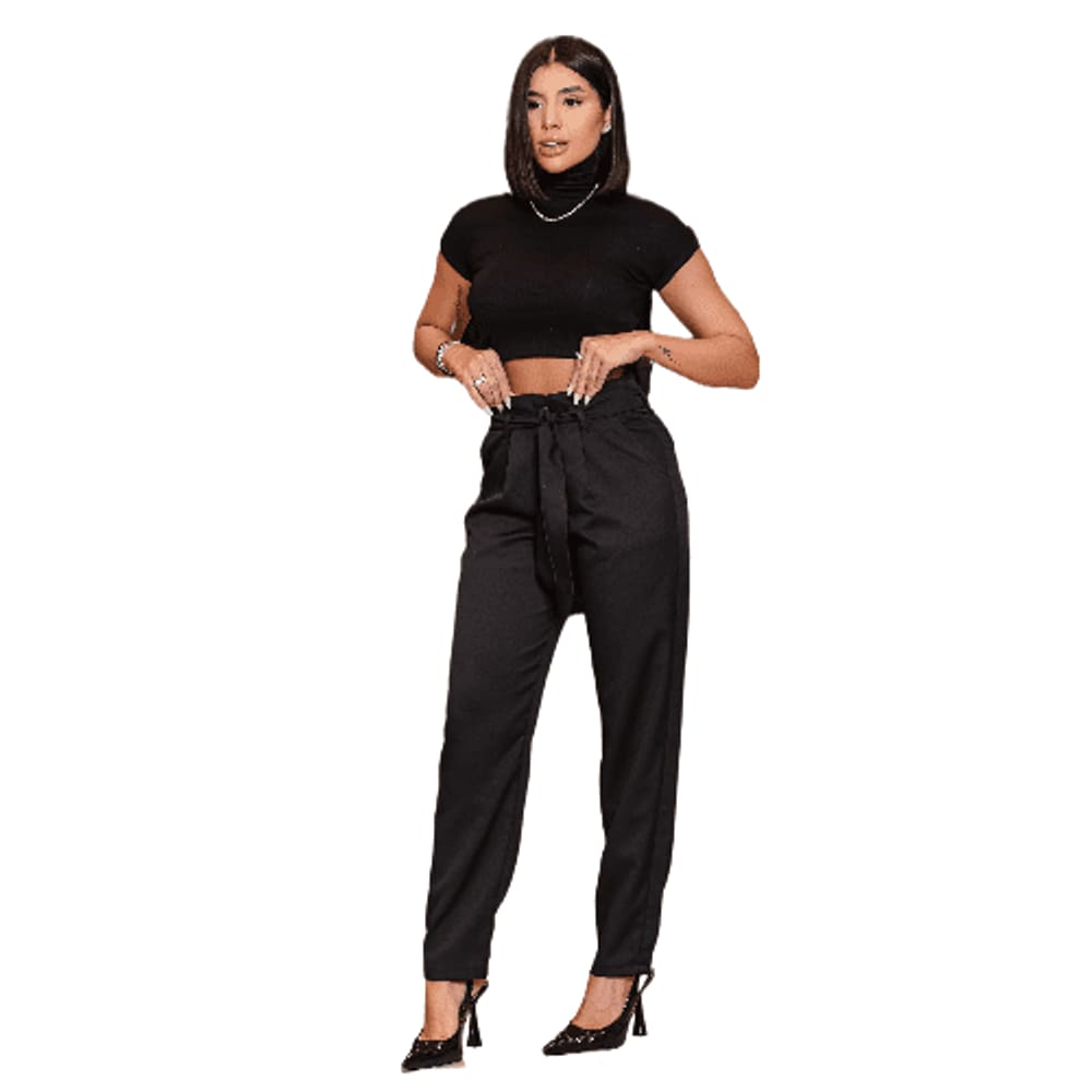 Calça Biotipo Alfaitaria Feminina Mom
