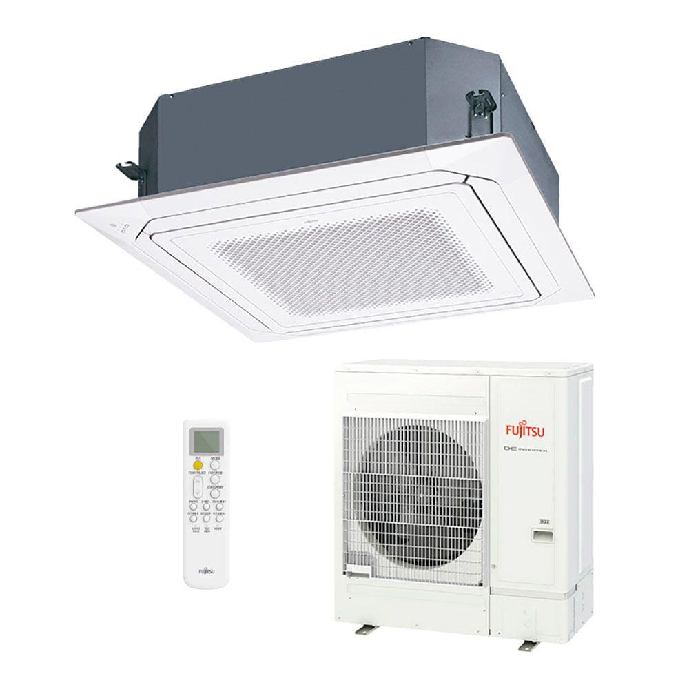 Ar Condicionado Split Cassete Inverter Fujitsu 45000 Btus Quente/frio 220V Monofásico AUBH45KRLB