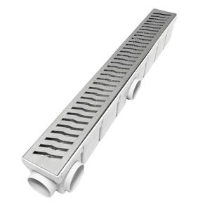 Ralo Sequencial de Inox 6x50 Raio com Tela e Coletor Branco