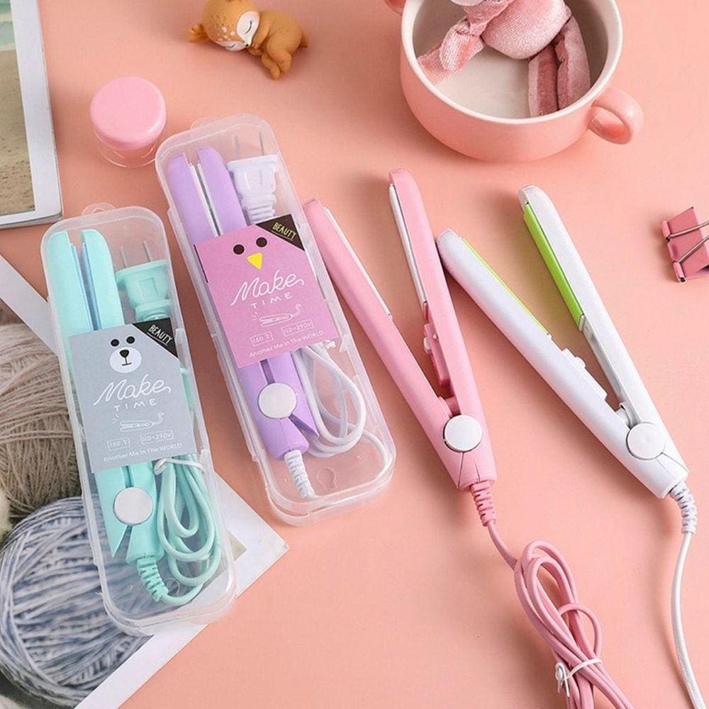 Mini Chapinha Portátil Prancha Pequena De Bolsa