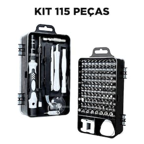 Kit Ferramentas Profissional Multiuso Troca De Tela 115 Em 1