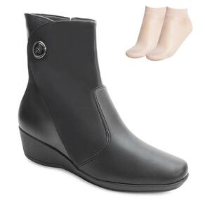 Bota Cano Médio Piccadilly e Meia PD24-14321