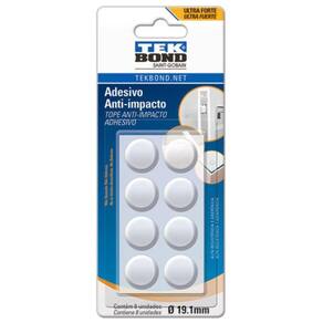 Bumper Adesivo Anti-Impacto Redondo M 19,1Mm Com 8 Unidades