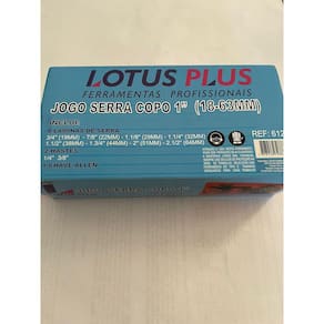 Jogo Serra Copo 1 18 63Mm Lotus