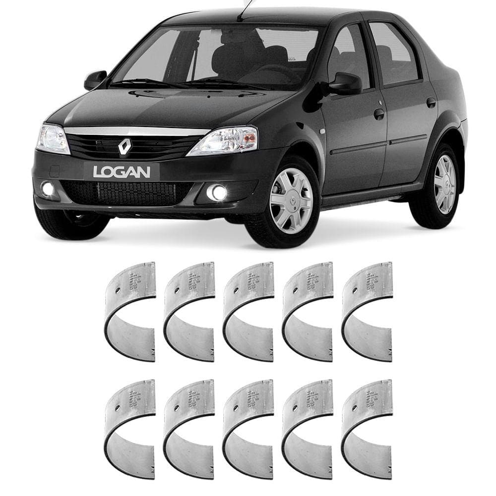 Bronzina Casquilho Mancal 0.25 Logan 1.0 2007 a 2016 Mahle