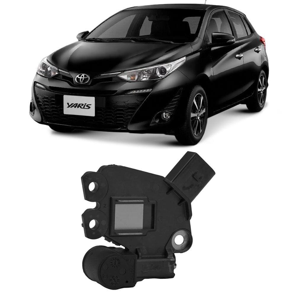regulador voltagem alternador yaris 1.3 1.5 2018 a 2024 12v 90a valeo 501418