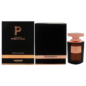 Escultura floral do portfólio de perfume Al Haramain 75 ml unissex