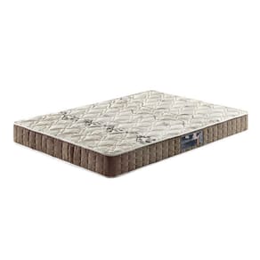 Colchão Viúva Espuma Charleston D28 128x188x14 Bordado Marrom