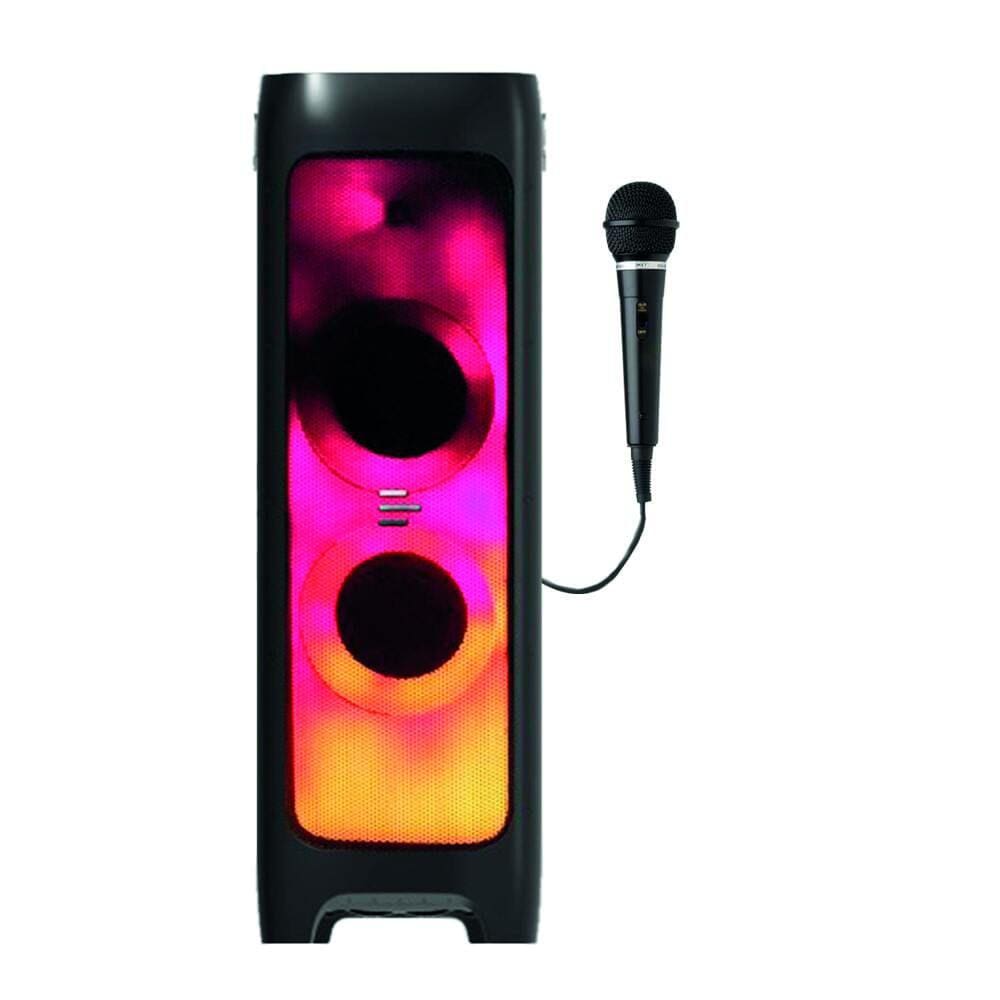 Caixa de Som Pulse Sp512 Flamebox DJ Bluetooth LED TWS 5000w-1 MIC