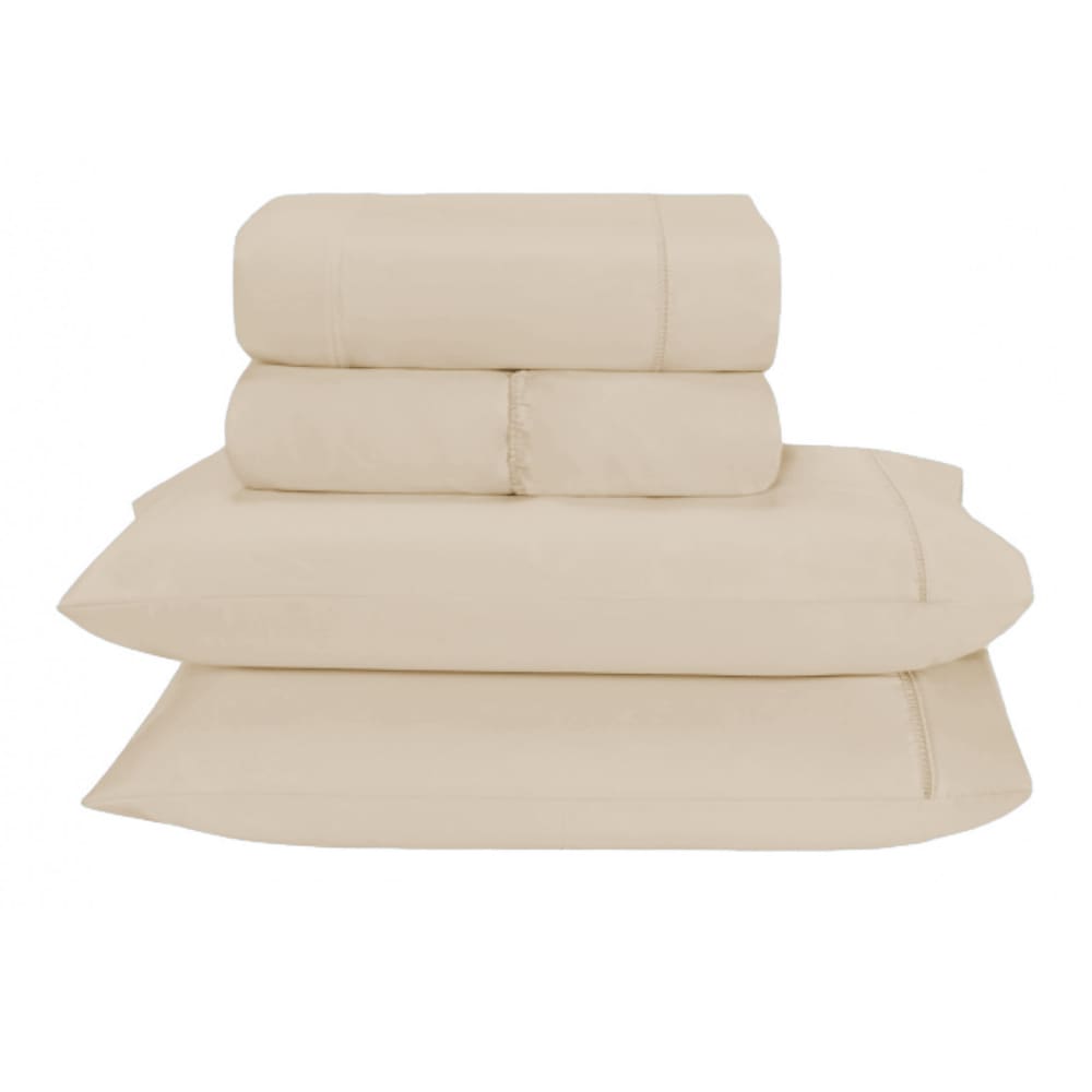 Jogo de Cama Lençol Queen 6 Peças 400 Fios Ponto Palito