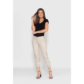 Calça 7875 Bege Claro Bella Canvas [F075]