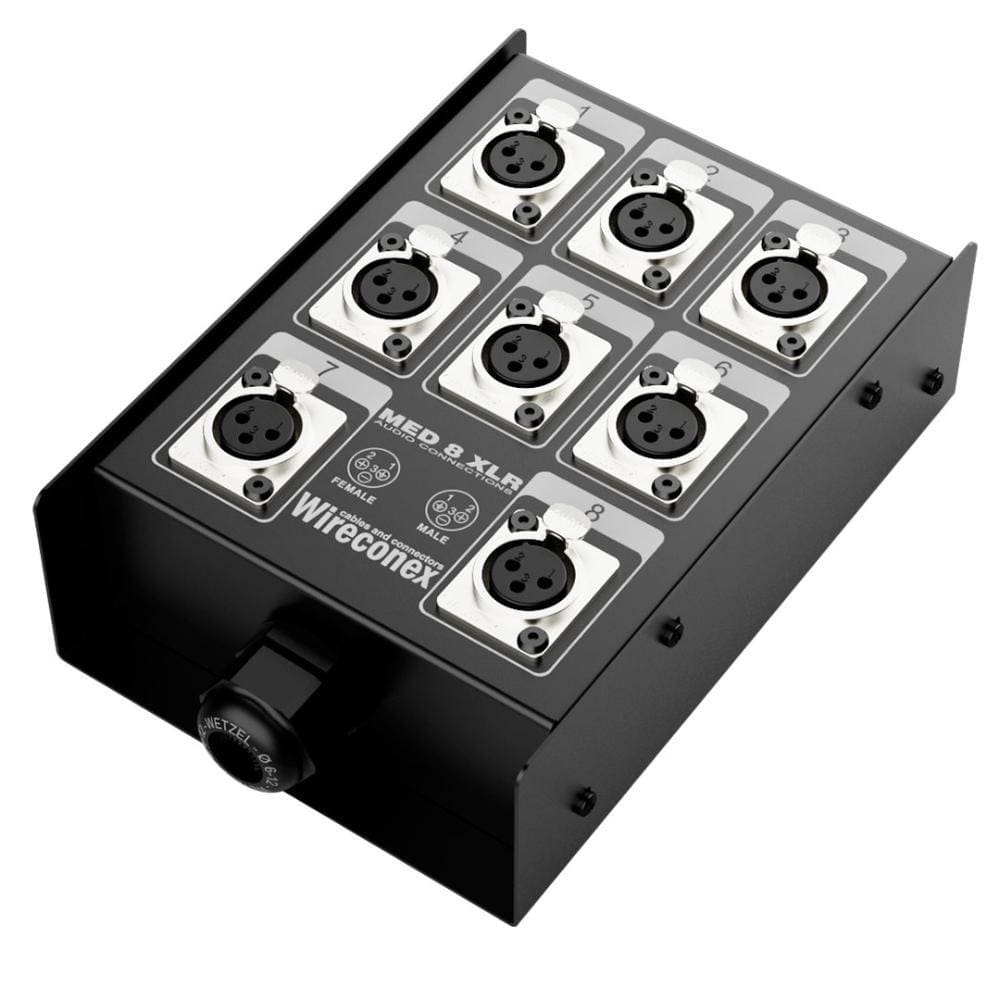 Painel Multicabo 08 Vias Xlr - Medusa Wireconex [F108]