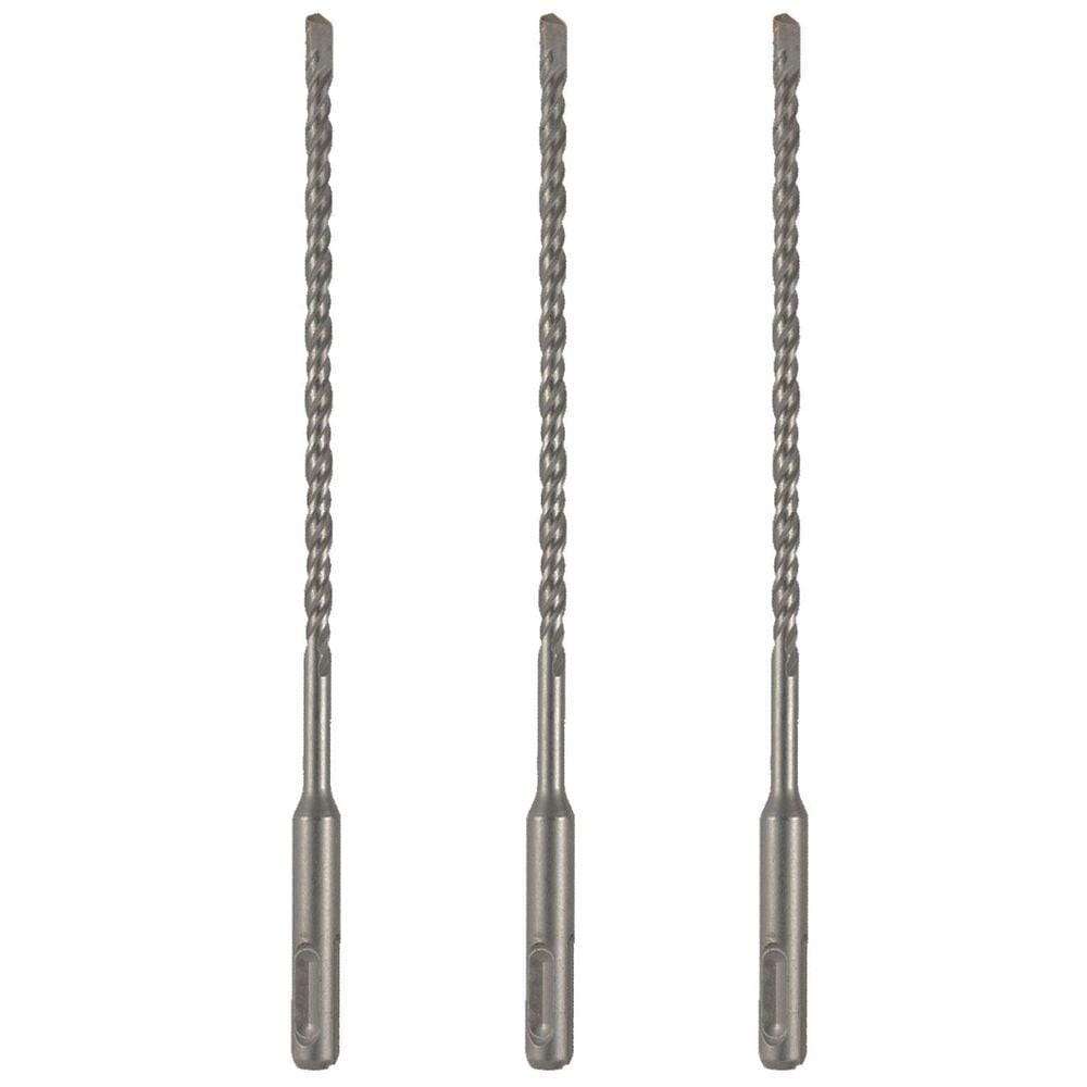Jogo 3 Brocas Sds Plus 8Mm X 110Mm Martelete Profissional