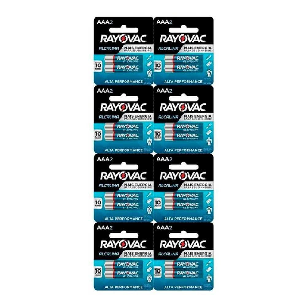 Pilha Alcalina Aaa2 Rayovac Multiblister Com 16 Unidades - UN / 16 [F108]