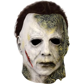 Máscara Michael Myers com Peruca Filme Halloween 1978 Acessório Cosplay Fantasia Assassino Dia das Bruxas Noites Terror
