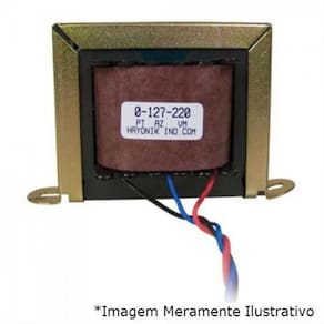 Transformador 12+12VAC 127/220VAC 70mA 12/200 HAYONIK [F003]