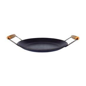Chapa Disco Arado Aço Carbono Bifeteira Alça Madeira 50cm